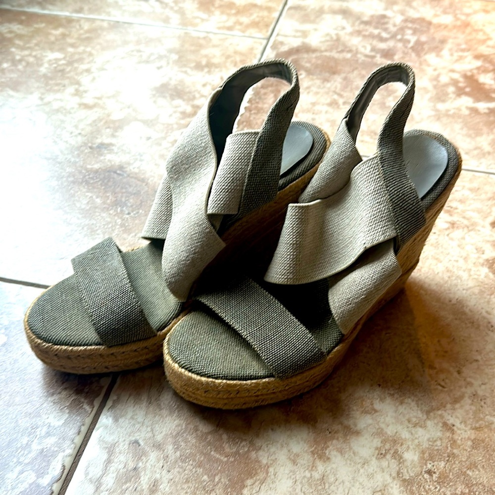 Ralph Lauren Espadrille wedge heeled sandal